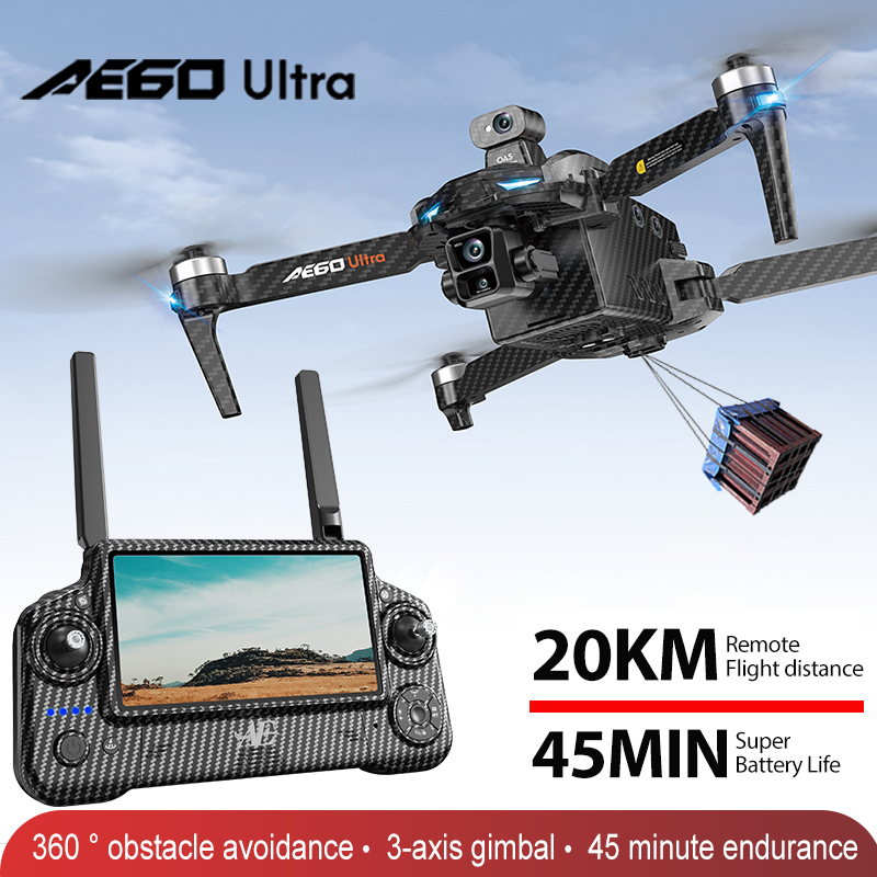 Profesjonalny dron AE60 GPS z  – Drone Gimbal Brushless recenzja i cena