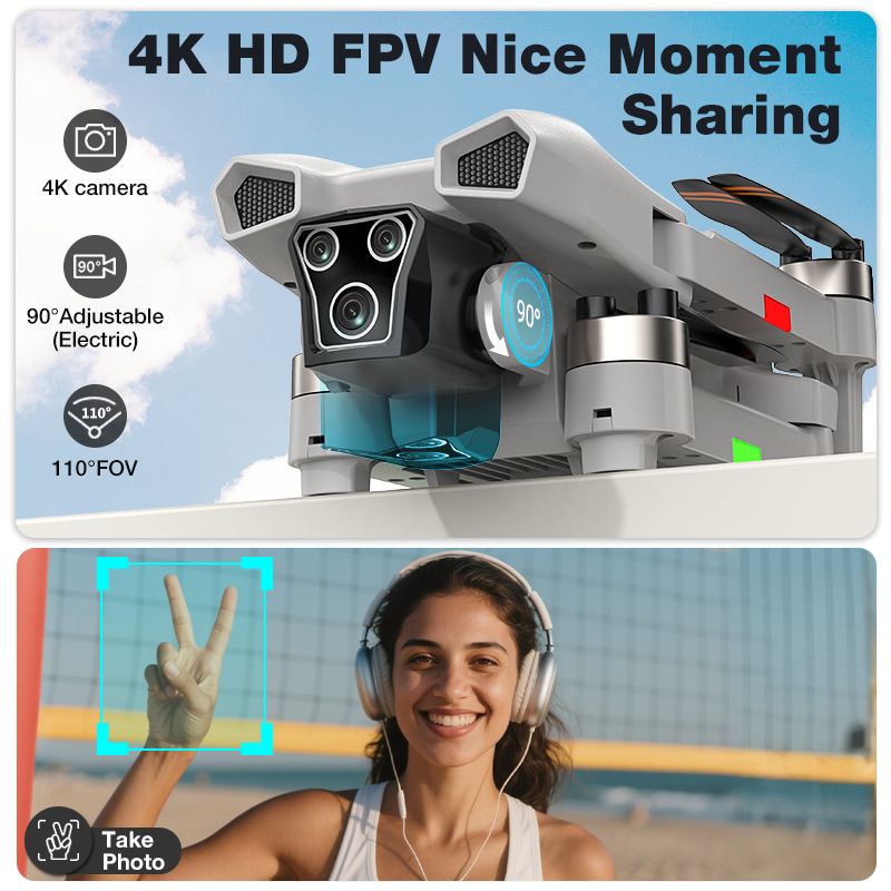 NOWY Gorący Dron L017 Pro Bezs – Drone Gimbal Brushless recenzja i cena