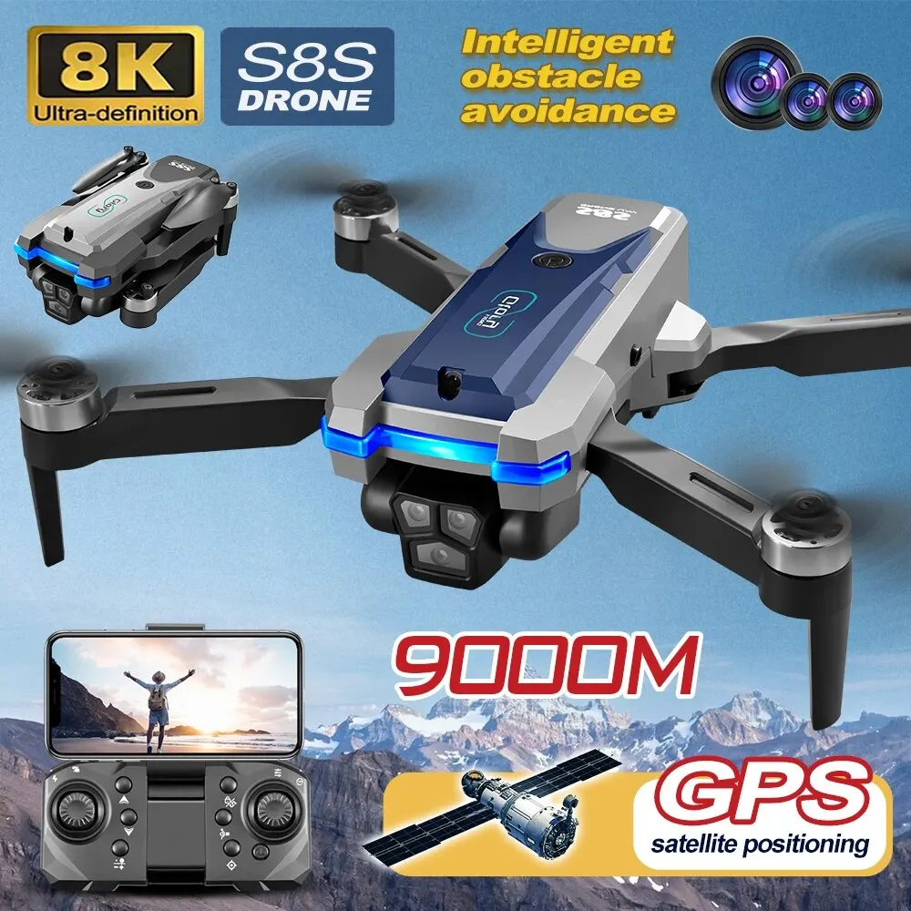 S8S GPS Drone 5G Wifi 8K HD Du – Drone Gimbal Brushless recenzja i cena